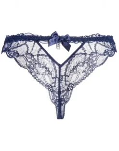 Produits populaires -Sous-vetement Soldes Boutique tanga lise charmel soir de venise bleu venise 1