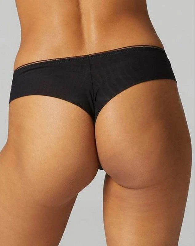 Simone Perele Tanga Simone Pérèle Bloom (Noir) 2 Simone Perele Tanga Simone Pérèle Bloom (Noir) – Image 2