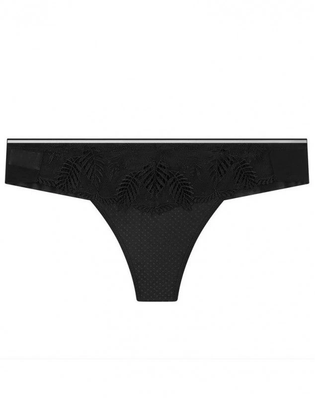 Simone Perele Tanga Simone Pérèle Bloom (Noir) 3 Simone Perele Tanga Simone Pérèle Bloom (Noir) – Image 3