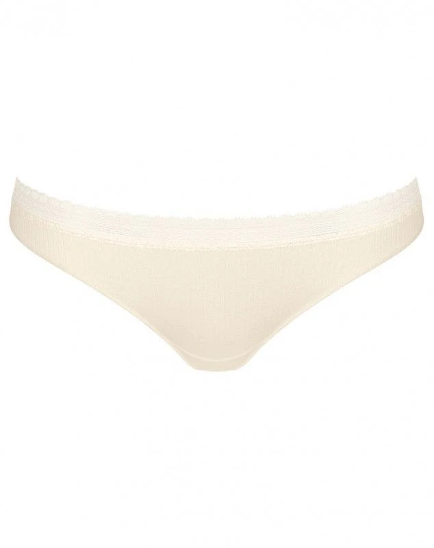 Tangas (Lot De 2) Coton Bio Sloggi GO Ribbed (Angora) 4 Tangas (Lot De 2) Coton Bio Sloggi GO Ribbed (Angora) – Image 4