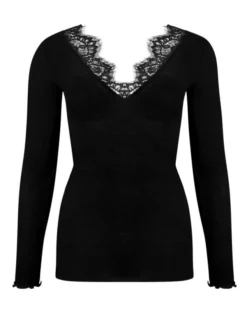 Tee-shirt Manches Longues Bien-être Lise Charmel Plaisir Caresse (Noir) -Sous-vetement Soldes Boutique tee shirt manches longues bien etre lise charmel plaisir caresse noir 3