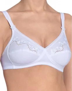 Triumph Soutien-gorge Sans Armature Elasti Cross + Cotton (Blanc) -Sous-vetement Soldes Boutique triumph soutien gorge sans armature elasti cross cotton blanc 2