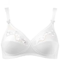 Triumph Soutien-gorge Sans Armature Elasti Cross + Cotton (Blanc) -Sous-vetement Soldes Boutique triumph soutien gorge sans armature elasti cross cotton blanc 3